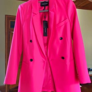 Brand new with tags BCBG fuchsia blazer xs